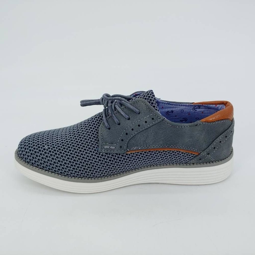 Xray Boys Athletic Sneakers Gray White XRW 854-K Low Top Lace Up‎ Shoes 6M